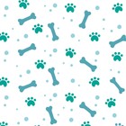 Защитная самоклеящаяся пленка на месте кормления/туалета питомца "Лапы и кости" 50х40 см - фото 24671080