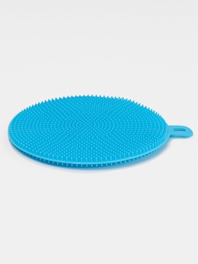 Щётка для умывания с подвесом, силиконовая, d=9.5 см, МИКС (комплект 5 шт)