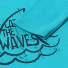 Боди детское, цвет бирюзовый, рост 74 см - фото 24427896