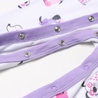 Комбинезон детский, цвет белый, рост 62 см - фото 25302064