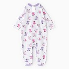 Комбинезон детский, цвет белый, рост 62 см - фото 25302065