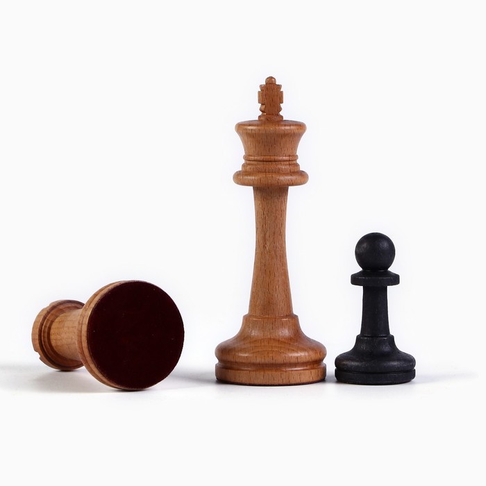 Шахматы турнирные, утяжеленные, (пешка h-5.2 см), 50 х 50 см
