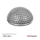 УЦЕНКА Массажный мяч ONLYTOP «Полусфера», d=15 см, цвет МИКС - Фото 1