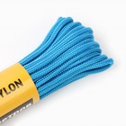 Паракорд 275, d=2.2 мм, 10 м, нейлон, синий - Фото 3