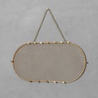 Органайзер настенный сетка «Овал» 14 крючков, 35×18 см, цвет золотой - фото 22748742