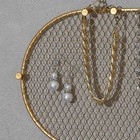 Органайзер настенный сетка «Овал» 11 крючков, 30×16 см, цвет золотой - фото 7335177