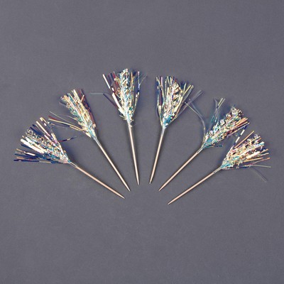 Шпажки для канапе «Дождик», в наборе 6 шт.