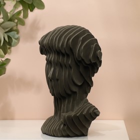 Скульптура "Голова Давида" цвет серый 18*18*29 см