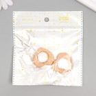 Бусина для творчества дерево "Сердечко" 3,6х3,3 см (комплект 2 шт) - фото 24353712