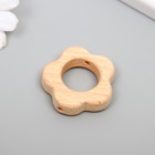 Бусина для творчества дерево "Цветочек" 3,7х3,7 см (комплект 2 шт) - фото 22645916