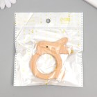 Бусина для творчества дерево "Зайчик" 8,2х7,3 см - фото 25326300