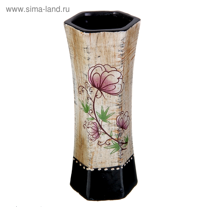 ваза керамика цветочная 24*9*9 см - Фото 1