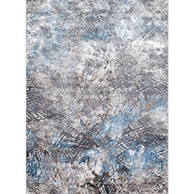 Ковёр прямоугольный Roma 37883A, размер 150x400 см, цвет blue fls / beige fls