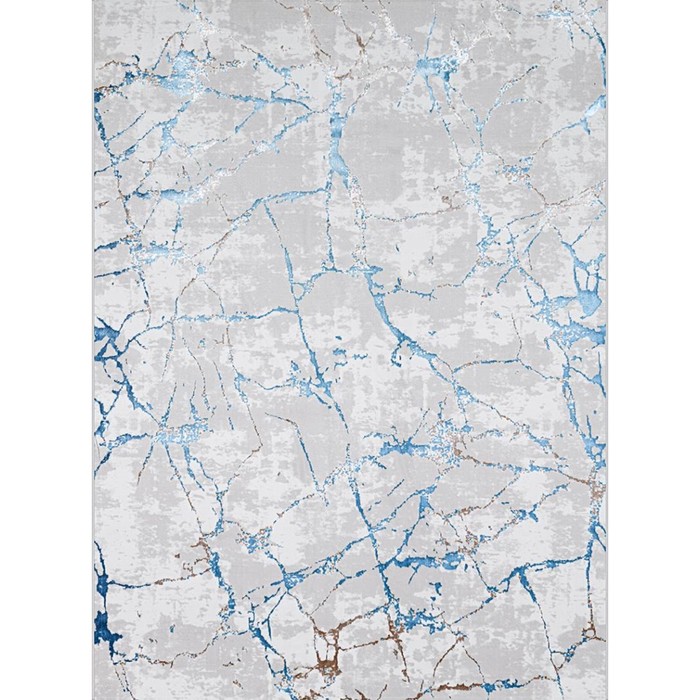 Ковёр прямоугольный Roma 37886A, размер 250x400 см, цвет blue fls / beige fls