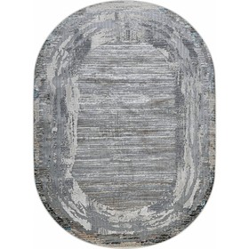 Ковёр овальный Roma 37904A, размер 150x300 см, цвет blue fls / beige fls