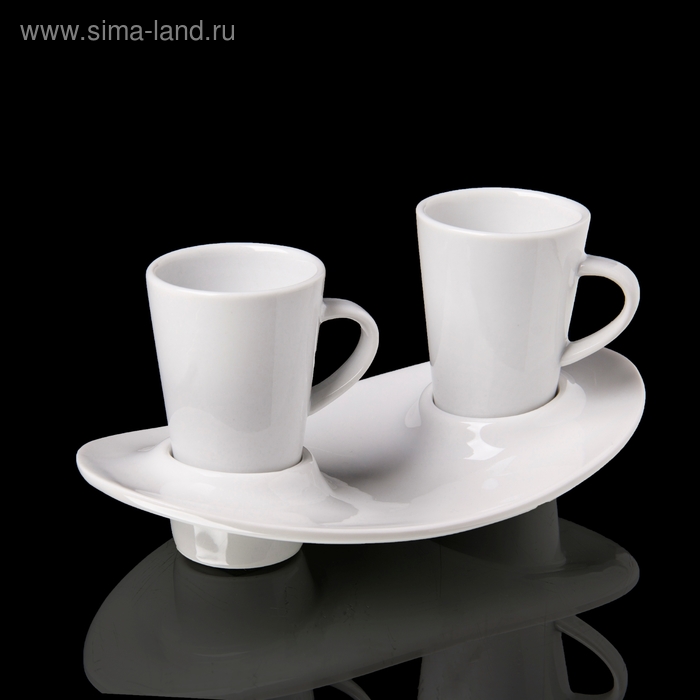 Набор кофейный "Duo", 100 мл, 12,5 × 20 × 9,5 см - Фото 1