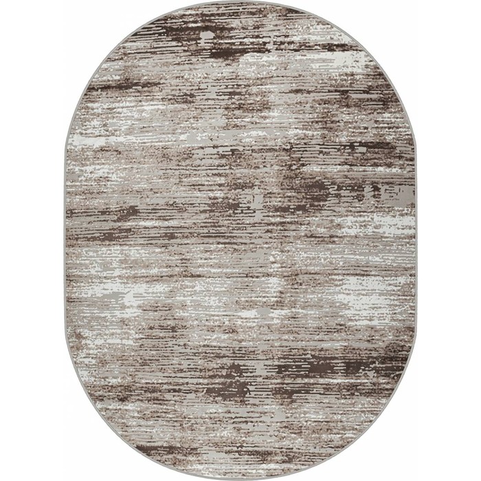 Ковёр овальный Sanat Viscon 36952A, размер 150x150 см, цвет brown / beige - Фото 1