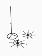 Вертушка, 2 яруса по 8 крючков, 21.5×21.5×41 см, чёрная - Фото 7