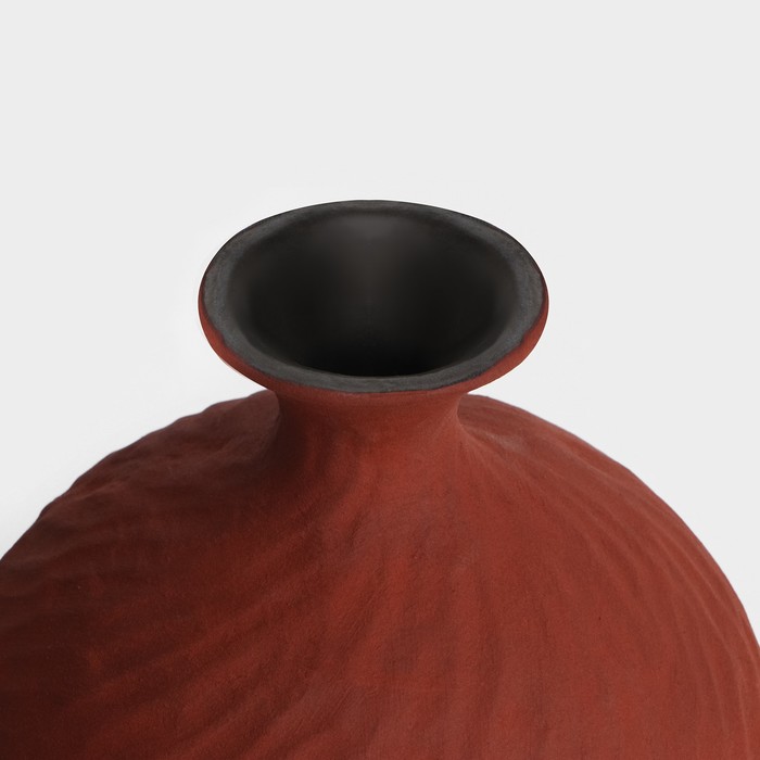 Декоративная ваза «Art», цвет терракотовый