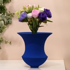 Декоративная ваза «Деметра», цвет синий - фото 2140237