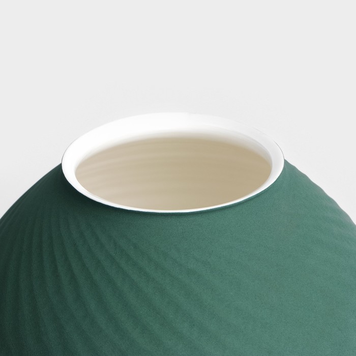 Декоративная ваза «Толедо», цвет нефритовый