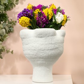Декоративная ваза «Одиссей», цвет белый