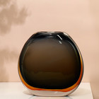 Ваза для цветов «Аркана» из прозрачного цветного стекла 28 х 23 х 9 см - фото 24499631