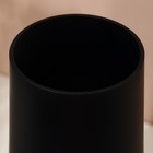 Ваза для цветов «Глория» из черного стекла 32 х 14 х 14 см - фото 24651285