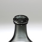 Ваза для цветов бутыль «Суромна» из прозрачного серого стекла 29 х 16 х 16 см - Фото 3