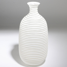 Ваза для цветов «Аркадия» из стекла, белая 38.5×18.5×18.5 см - Фото 2