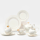 Наборы посуды чайный сервиз столовый фарфоровый «Магдалена» 22 предмета - Фото 2