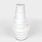 Ваза для цветов «Геометрия» полистоун, 17 х 17 х 36 см - фото 22627752