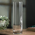 Ваза для цветов стекло новогодняя «Олень», прозрачная, высота 26.3 см - Фото 3