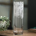 Ваза для цветов стекло новогодняя «Ель» прозрачная, высота 26.3 см - Фото 3