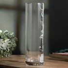 Ваза для цветов стекло новогодняя «Ангел», прозрачная, высота 26.3 см - Фото 3