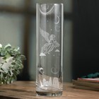 Ваза для цветов стекло новогодняя «Ангел», прозрачная, высота 26.3 см - Фото 4