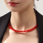 УЦЕНКА Колье «Шанталь», красная,30 см - Фото 3
