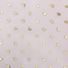 Сетка флористическая "Золотые сердца", 50см*4,5м, розовая - Фото 3