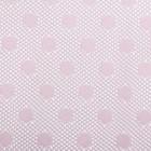 Сетка флористическая "Горох", 50см*4,5м, розовая - Фото 3