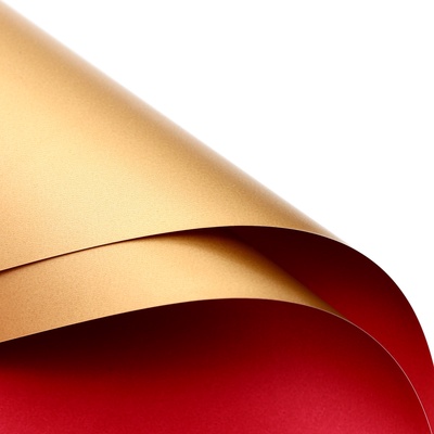 Пленка для цветов, «Золотая сторона», винная, 57×57 см ±5% см