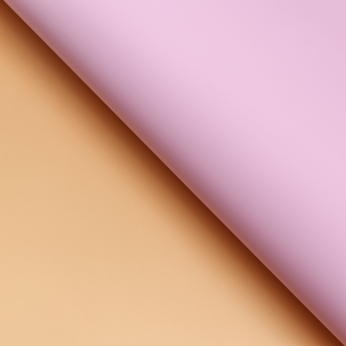 Пленка для цветов, "Золотая сторона", 56x56см розовая
