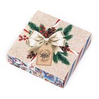 Коробка складная под 9 конфет, «Новогодняя почта», 13,7 х 13,7 х 3,5 см - Фото 8