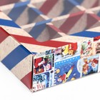 Коробка складная под 9 конфет, «Новогодняя почта», 13,7 х 13,7 х 3,5 см - фото 24365864