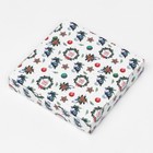 Коробка подарочная новогодняя складная «Праздничный гость», 16×16×3 см - Фото 8