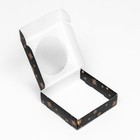 Подарочная коробка сборная с окном «Снегопад», 11.5×11.5×3 см - Фото 10