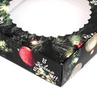 Подарочная коробка сборная с окном «С Новым годом», 11.5×11.5×3 см - Фото 4