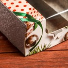 Коробка складная, под 5 эклеров «Новогодние подарки», 25,2 х 15 х 6,6 см - Фото 4