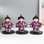 Кукла коллекционная "Маленькая девочка в красочном кимоно" МИКС 12,5х15х21 см - фото 3907659