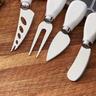 Набор ножей для сыра Magistro Celt, 4 предмета, керамическая ручка - Фото 3