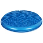 Подушка балансировочная ONLYTOP, массажная, d=35 см, цвет синий - фото 319953254